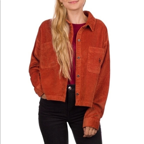 Vans Women Ainara Cord Woven Corduroy Buttondown Shirt - Picture 2 of 12